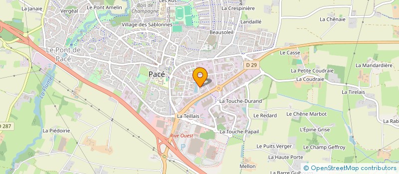 localisation de l'entreprise SCI DES CORDIERS  RENNES
