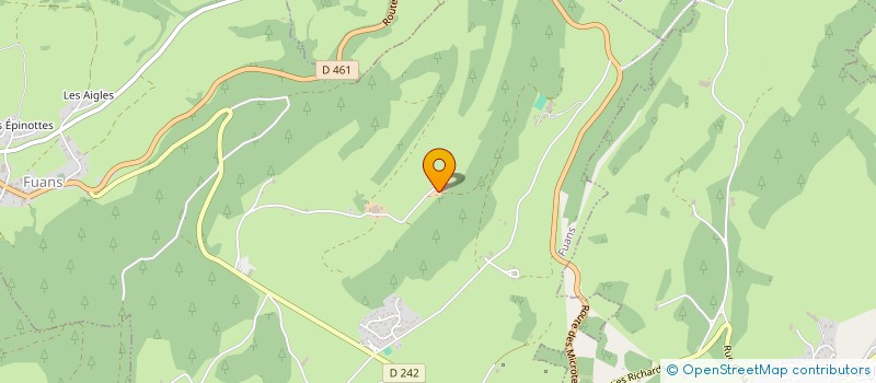 localisation de l'entreprise SCI DES CORDIERS  FUANS