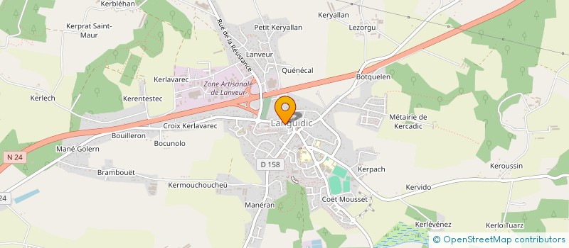 localisation de l'entreprise SCI DES CORDYLINES  LANGUIDIC