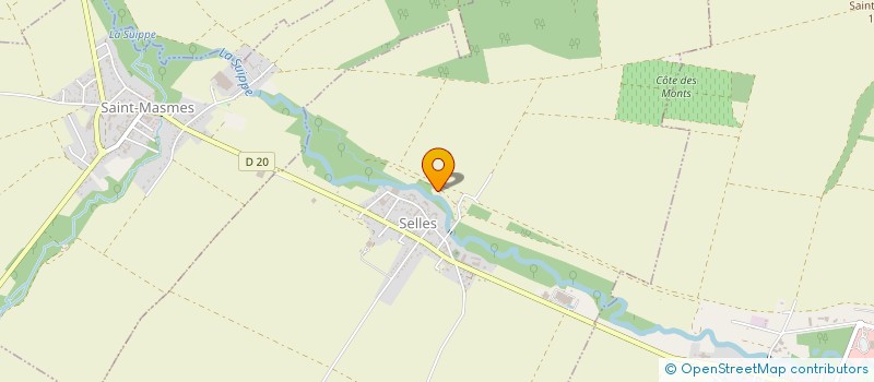 localisation de l'entreprise SCI DES CORIATS à SELLES