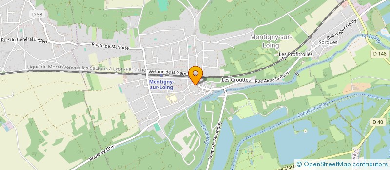 localisation de l'entreprise SCI DES CORMIERS  MONTIGNY-SUR-LOING