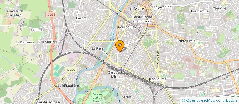 localisation de l'entreprise SCI DES CORMORANS  LE MANS