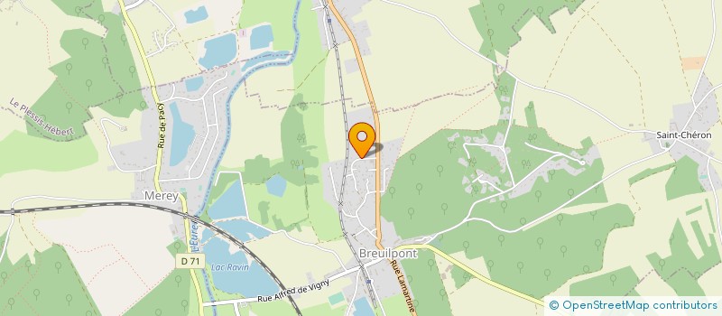 localisation de l'entreprise SCI DES CORNEILLES  BREUILPONT