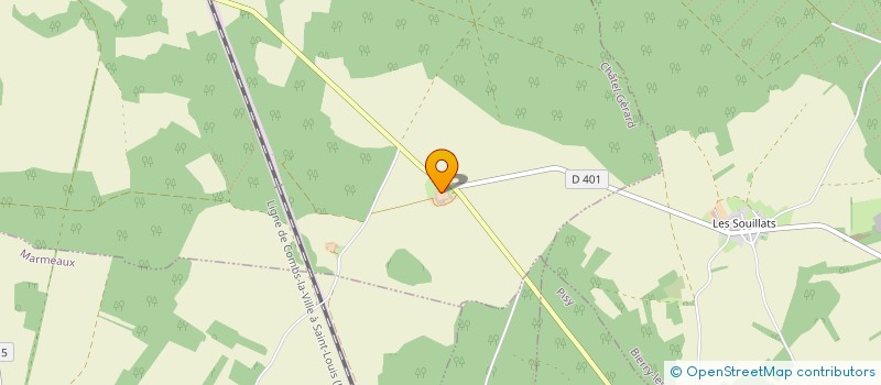 localisation de l'entreprise SCI DES CORNES  CHATEL-GERARD