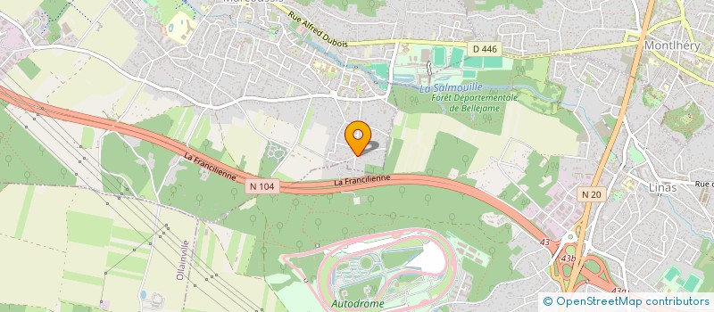 localisation de l'entreprise SCI DES CORNUTAS  MARCOUSSIS