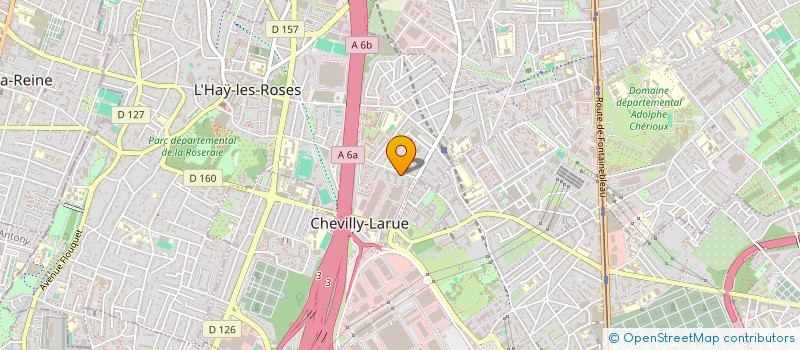 localisation de l'entreprise SCI DES COROLLES  L'HAY-LES-ROSES