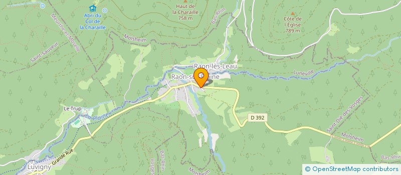 localisation de l'entreprise SCI DES CORVEES  RAON-SUR-PLAINE