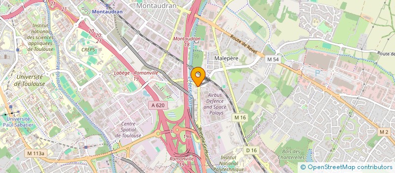 localisation de l'entreprise SCI DES COSMONAUTES  TOULOUSE