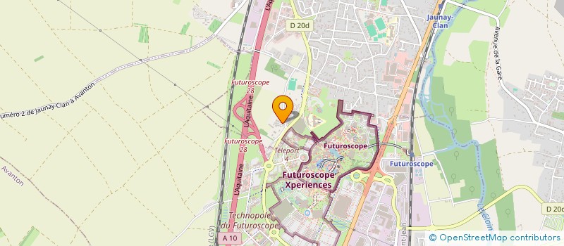 localisation de l'entreprise SCI DES COSSES  JAUNAY-MARIGNY