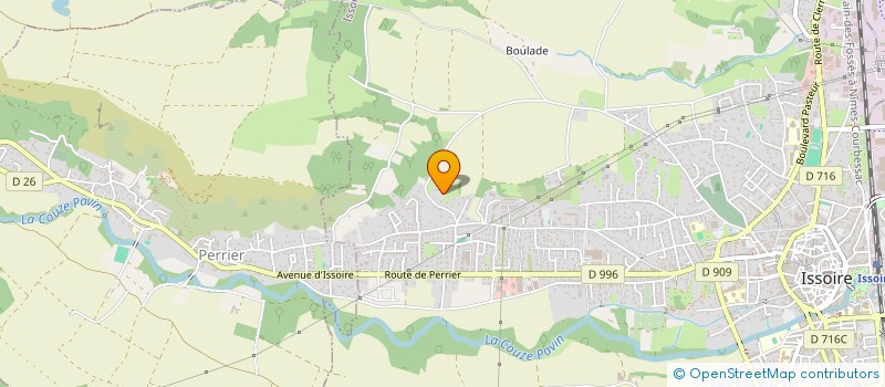 localisation de l'entreprise SCI DES COSTES SUD  ISSOIRE