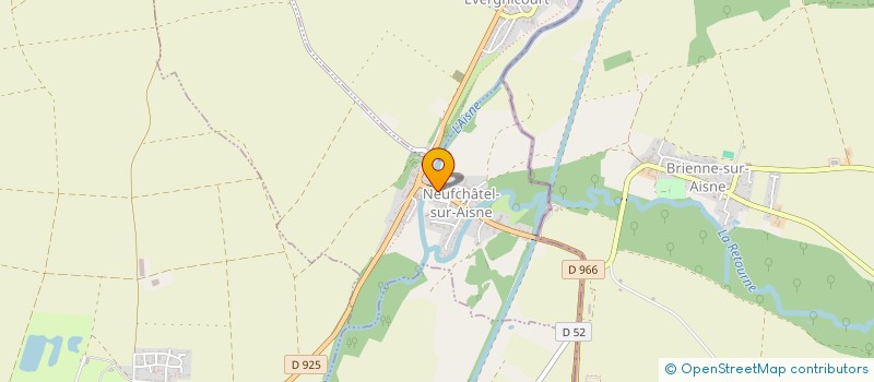 localisation de l'entreprise SCI DES COTEAUX  NEUFCHATEL-SUR-AISNE