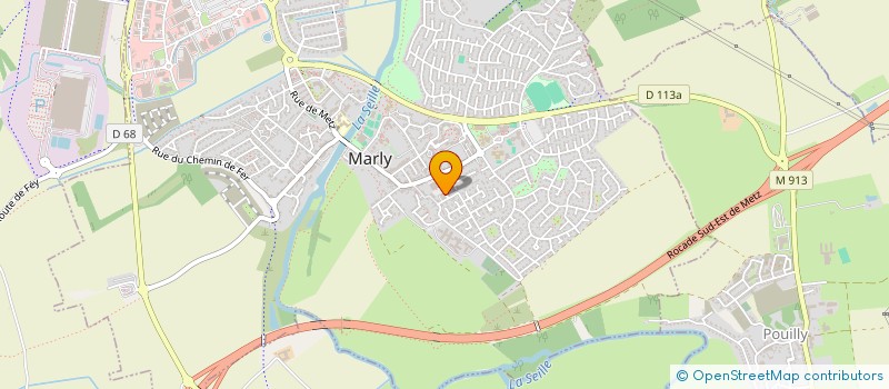 localisation de l'entreprise SCI DES COTEAUX à MARLY