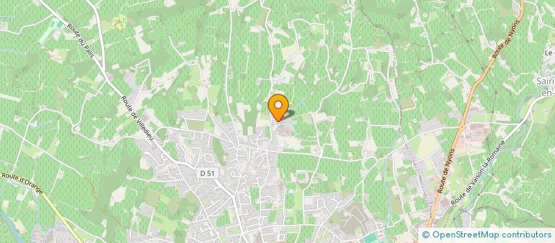 localisation de l'entreprise SCI DES COTEAUX  VAISON-LA-ROMAINE