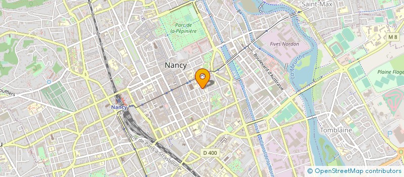 localisation de l'entreprise SCI DES COTEAUX  NANCY