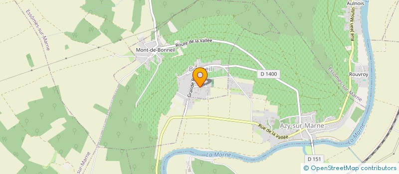 localisation de l'entreprise SCI DES COTEAUX  BONNEIL