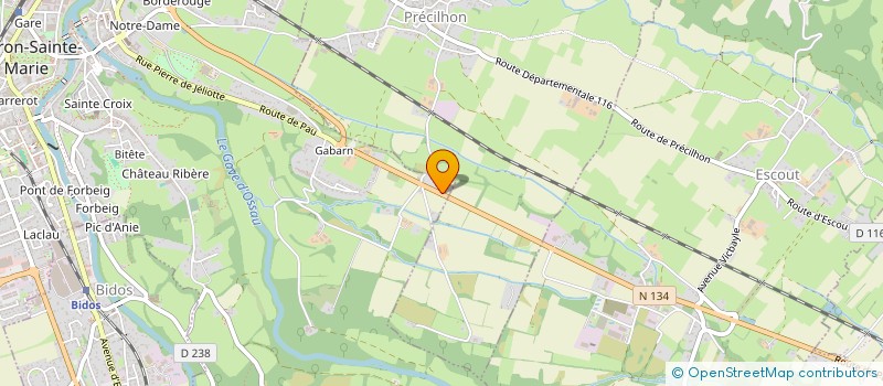 localisation de l'entreprise SCI DES COTEAUX  OLORON-SAINTE-MARIE