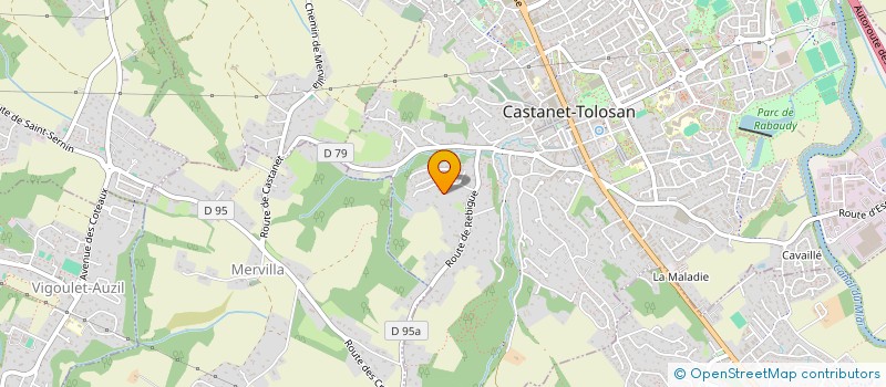 localisation de l'entreprise SCI DES COTEAUX DE DEYME à CASTANET-TOLOSAN