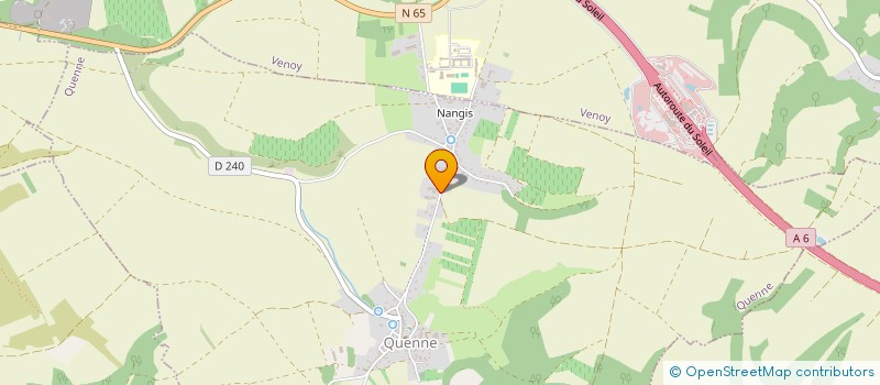 localisation de l'entreprise SCI DES COTEAUX DE L AUXERROIS  QUENNE