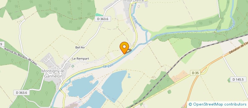 localisation de l'entreprise SCI DES COTEAUX DE LA VALLEE DU LOIR à CLOYES-LES-TROIS-RIVIERES