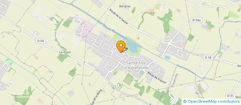 localisation de l'entreprise SCI DES COTEAUX DU LAURAGAIS  SAINTE-FOY-D'AIGREFEUILLE