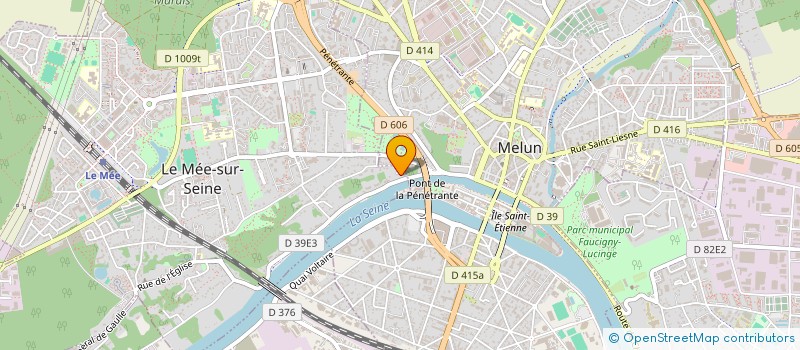 localisation de l'entreprise SCI DES COTES  LE MEE-SUR-SEINE