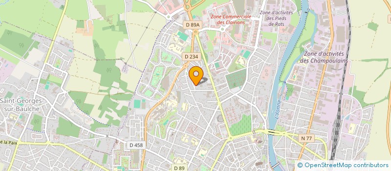 localisation de l'entreprise SCI DES COTES D'AUXERRE à AUXERRE