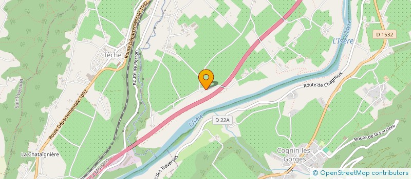 localisation de l'entreprise SCI DES COTES DE L'ISERE à BEAULIEU
