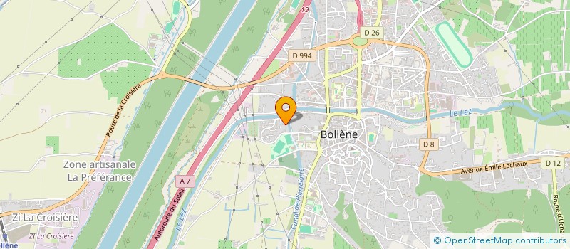 localisation de l'entreprise SCI DES COTES DU RHONE  BOLLENE