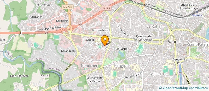 localisation de l'entreprise SCI DES COTTAGES à VANNES