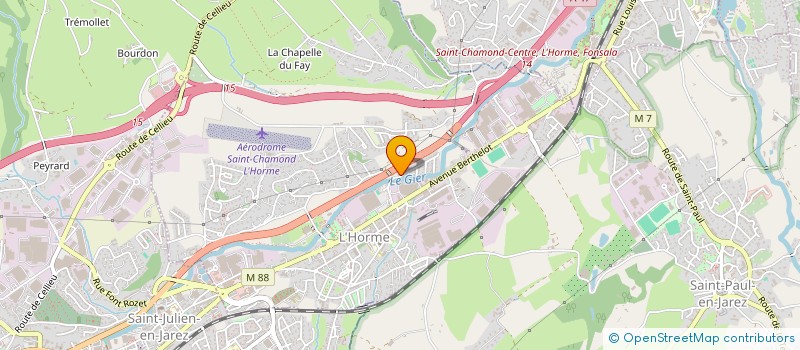 localisation de l'entreprise SCI DES COTTAGES  L'HORME