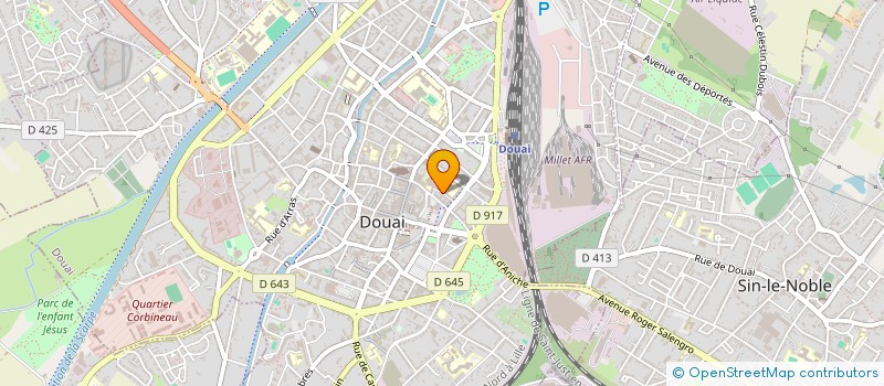 localisation de l'entreprise SCI DES COTTERIES à DOUAI