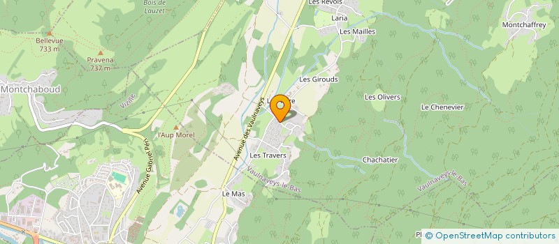 localisation de l'entreprise SCI DES COTTES  VAULNAVEYS-LE-BAS