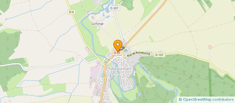 localisation de l'entreprise SCI DES COTTINS à CHATEAUVILLAIN