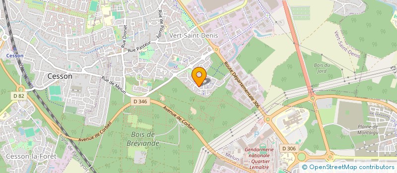 localisation de l'entreprise SCI DES COUBLANCS à VERT-SAINT-DENIS