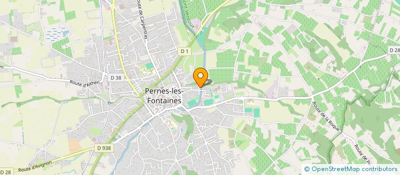 localisation de l'entreprise SCI DES COUCOURELLES  PERNES-LES-FONTAINES