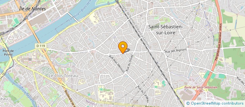 localisation de l'entreprise SCI DES COUCOUS  SAINT-SEBASTIEN-SUR-LOIRE