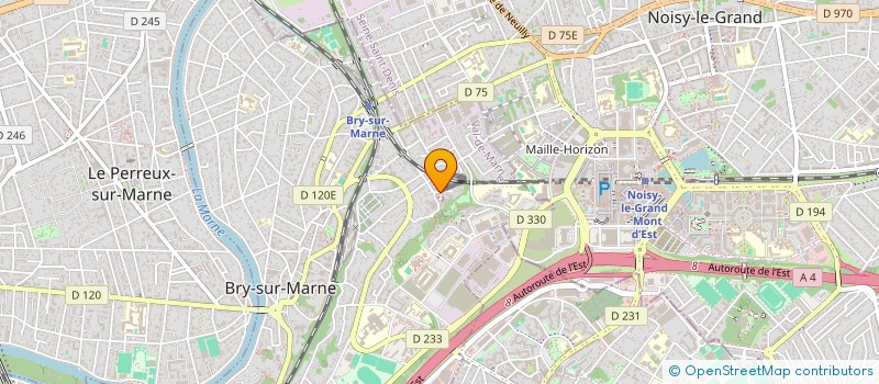 localisation de l'entreprise SCI DES COUDRAIS à BRY-SUR-MARNE