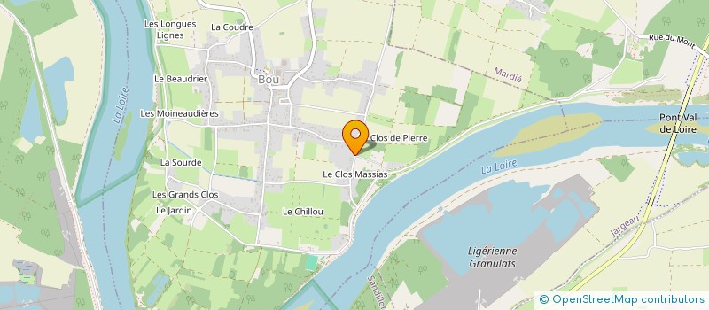 localisation de l'entreprise SCI DES COUDREAUX  BOU