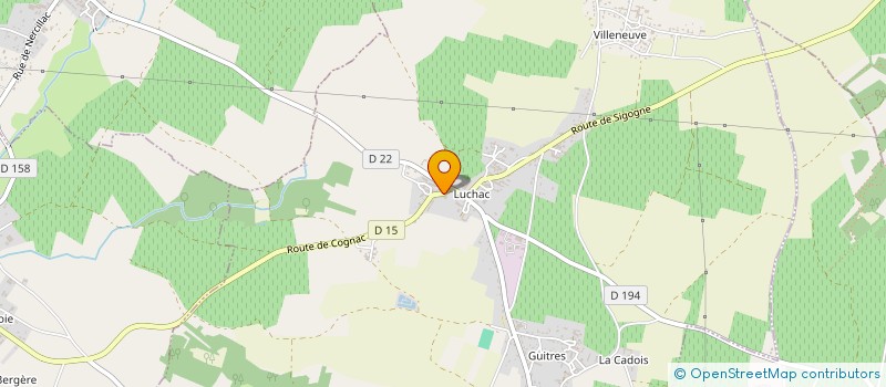 localisation de l'entreprise SCI DES COUDRETS à BOURG-CHARENTE