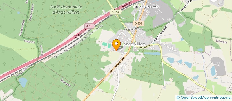 localisation de l'entreprise SCI DES COUDRETTES à ANGERVILLIERS