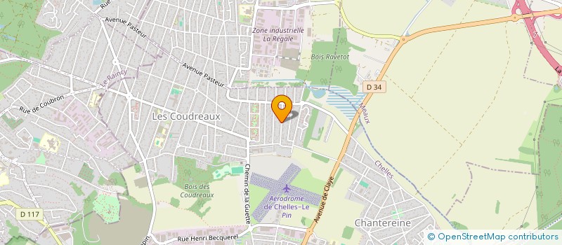 localisation de l'entreprise SCI DES COUDRIERS  CHELLES