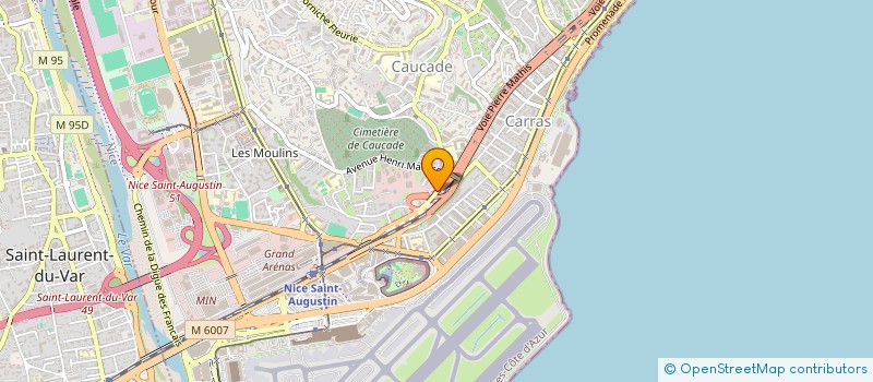 localisation de l'entreprise SCI DES COUGOULINS à NICE