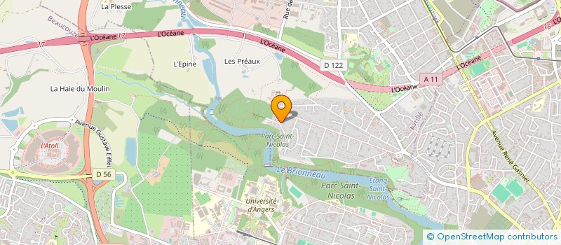 localisation de l'entreprise SCI DES COULEURS à AVRILLE