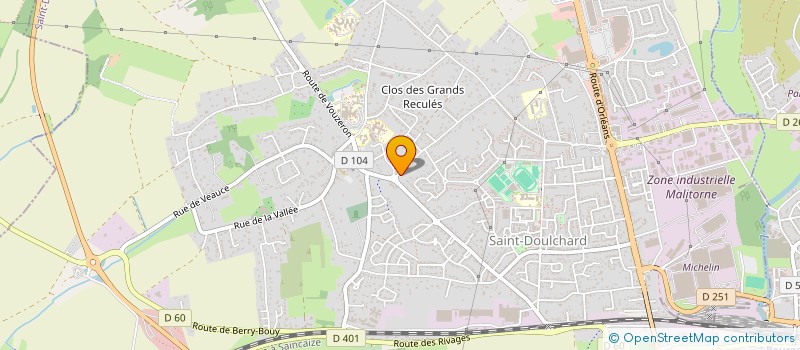 localisation de l'entreprise SCI DES COUPANCES  SAINT-DOULCHARD