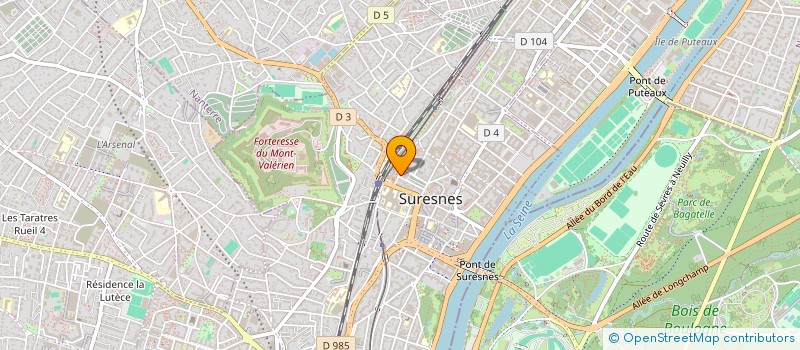 localisation de l'entreprise SCI DES COURTIEUX à SURESNES