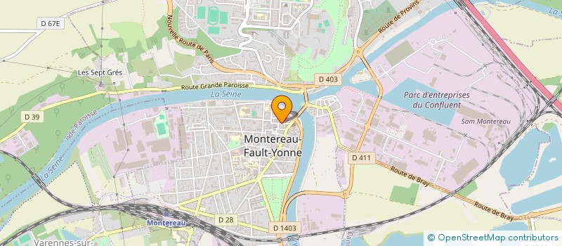 localisation de l'entreprise SCI DES COURTILS à MONTEREAU-FAULT-YONNE