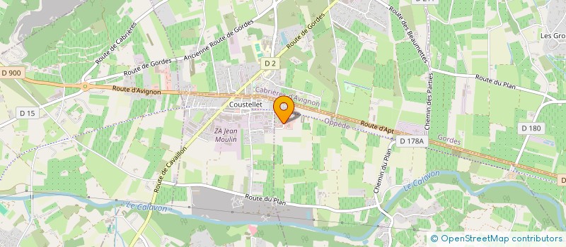 localisation de l'entreprise SCI DES COURTOIS  OPPEDE