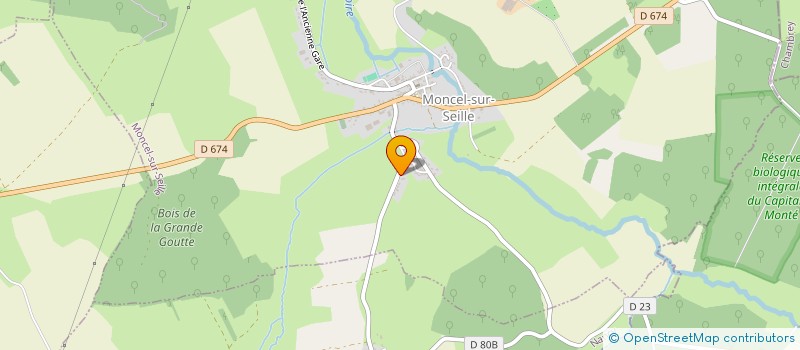 localisation de l'entreprise SCI DES COUSINS  MONCEL-SUR-SEILLE