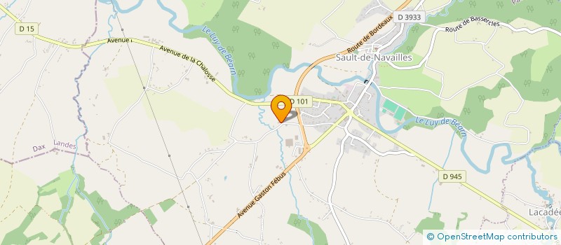 localisation de l'entreprise SCI DES COUSINS  SAULT-DE-NAVAILLES