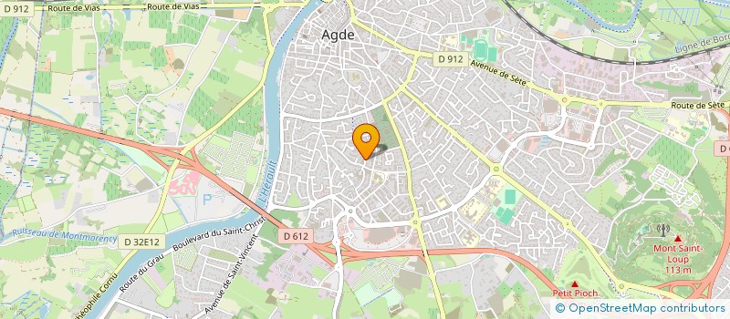 localisation de l'entreprise SCI DES COUSSINETS  AGDE